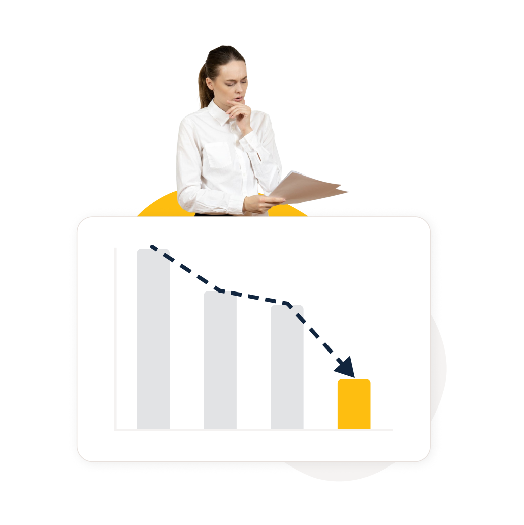 Man and woman using the Coach app on a tablet against a grey background, with tooltips highlighting the Coach training creator feature.
