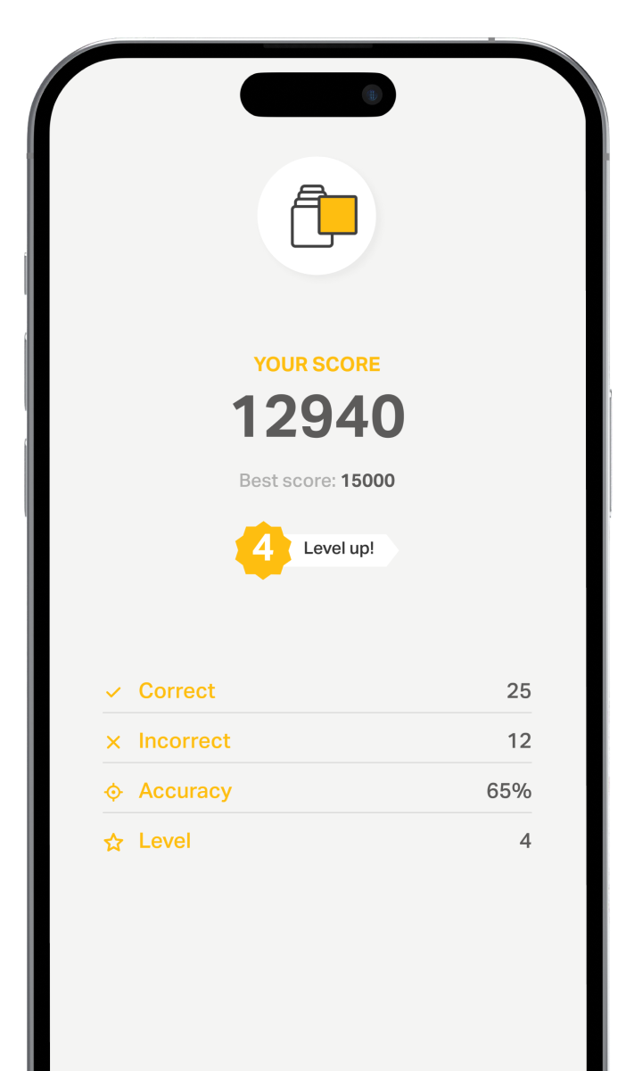 A smartphone screen with the Coach Microlearning insights feature.